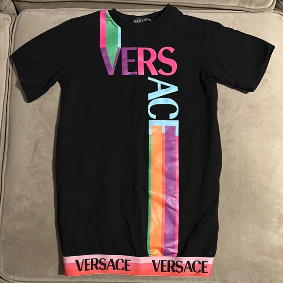 Versace Other - Versace Girls Short Sleeve Black Dress